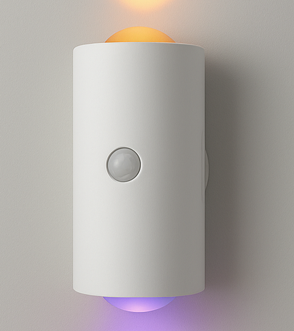 Sensor detective RGB gradient LED lamp